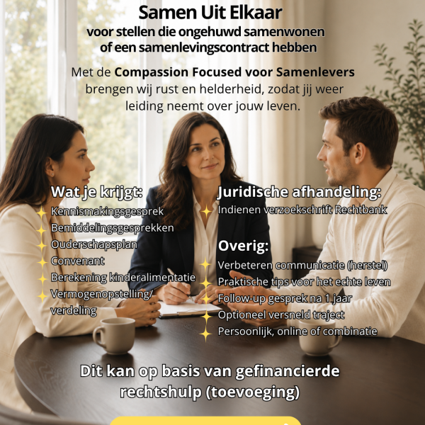 Uit elkaar als samenwoner?
