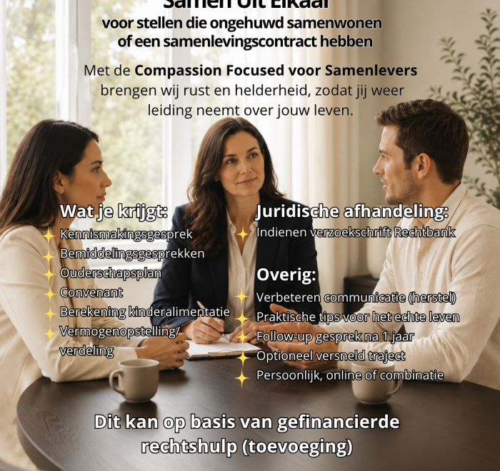 Uit elkaar als samenwoner?